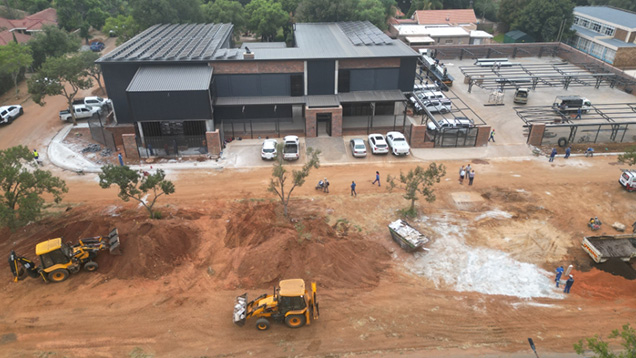 Road-Pave Construction Featured projects - Pattiserie Nouveau office block